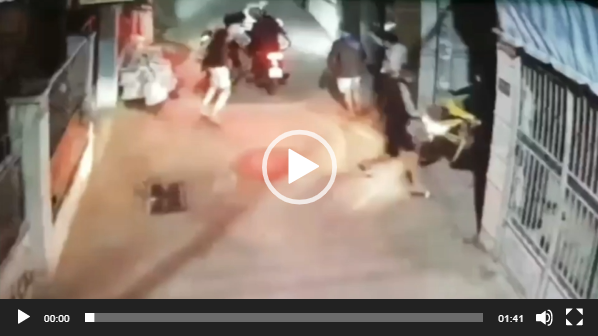 Camera ghi lại cận cảnh 2 băng nhóm bắn nhau như phim hành động ở Tiền Giang