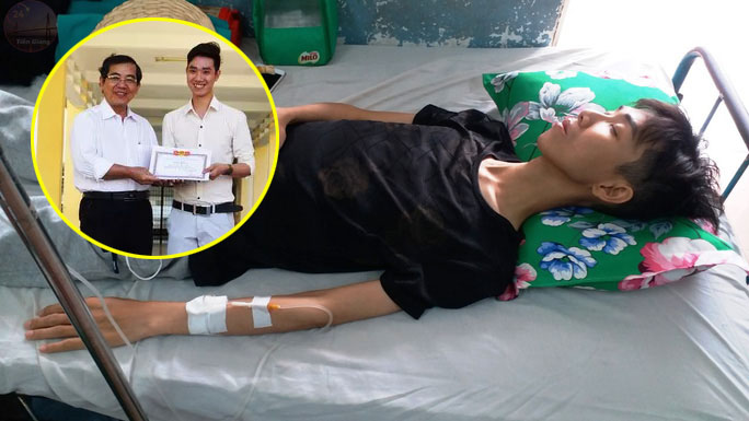 Thủ khoa trường y ở Tiền Giang con nhà nghèo mắc ung thư máu cần giúp đỡ