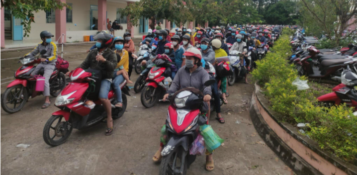 Kiên Giang: Chi hỗ trợ cho người dân về quê mỗi người 1,5 triệu đồng