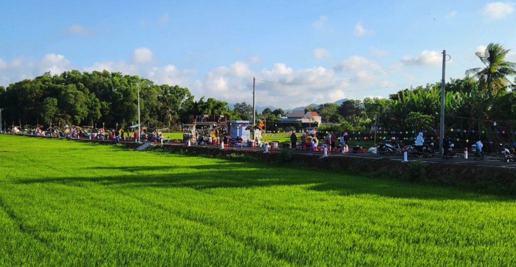 Chợ ẩm thực ‘độc, lạ’ giữa cánh đồng lúa bát ngát ở Bà Rịa – Vũng Tàu