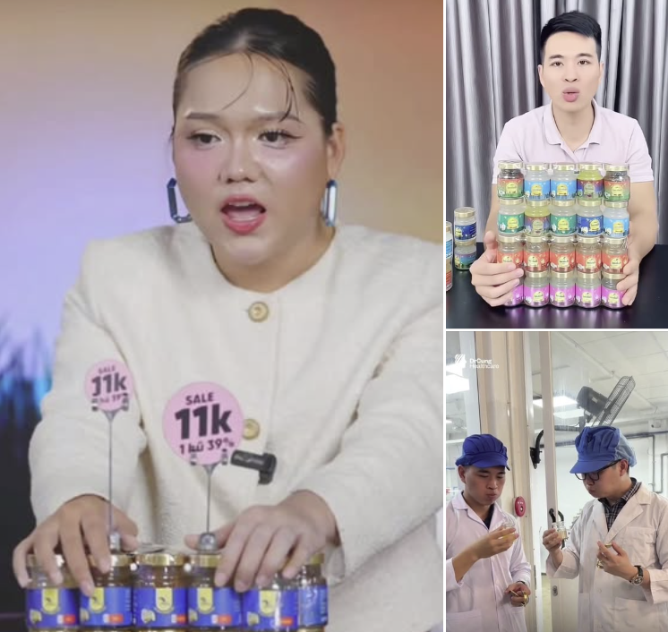 Lê Anh Nuôi, Bác sĩ Cung và Phạm Thoại bán yến sào 10 – 20k/ hũ: Động thái lạ khi bị soi thành phần!