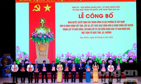 Công bố Bí thư Tỉnh ủy và Chủ tịch UBND tỉnh Gia Lai mới