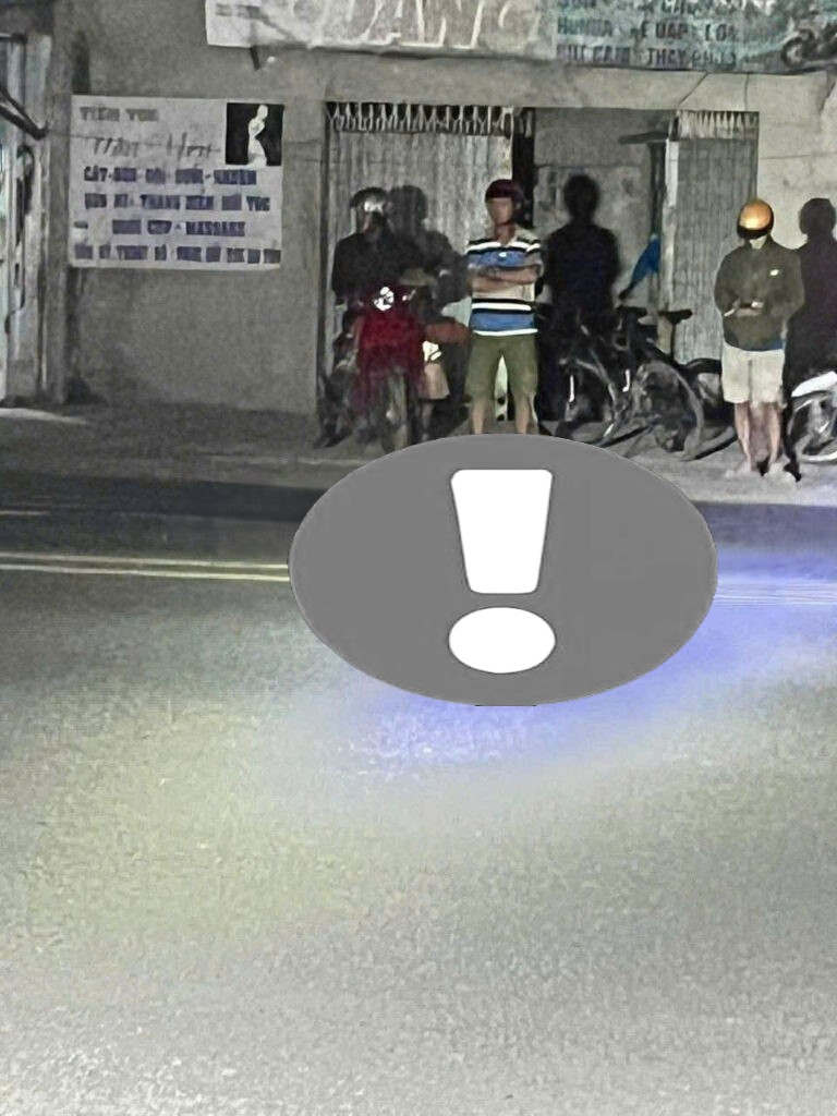 Chợ Minh Long – Chơn Thành tối qua: nghe bảo bị nhiều xe cán liên tiếp