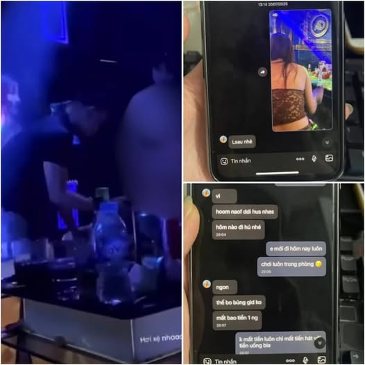 Vjdeo chồng đi hát kara tay vịn cùng bạn bị vợ phát hiện