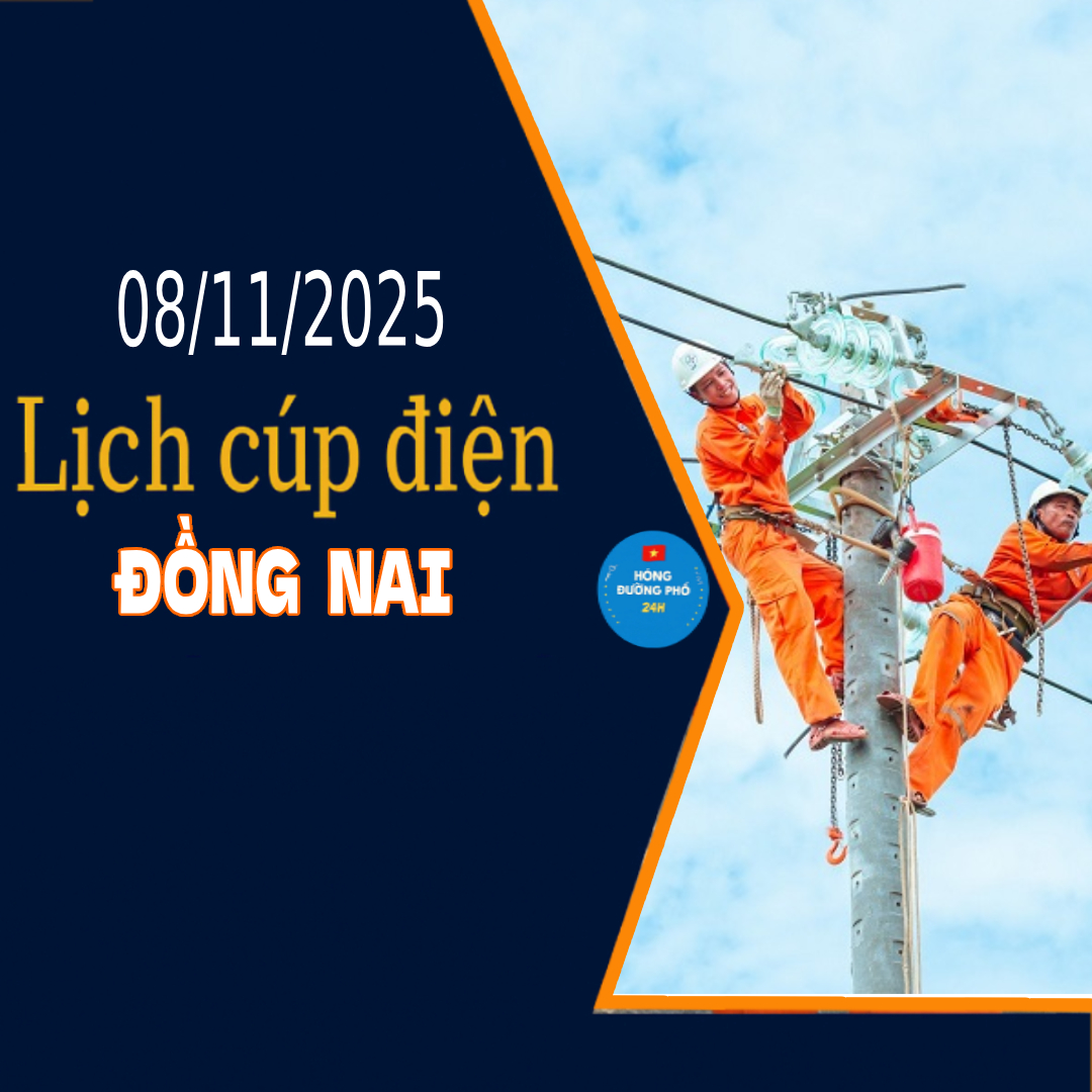 Lịch cắt điện Đồng Nai ngày mai 8/11 cập nhật mới nhất