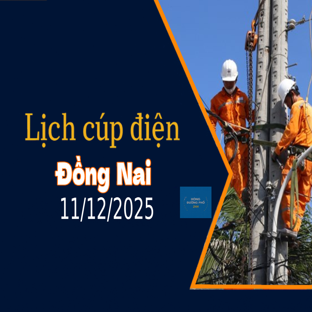 Lịch cắt điện Đồng Nai ngày mai 11/12 cập nhật mới nhất