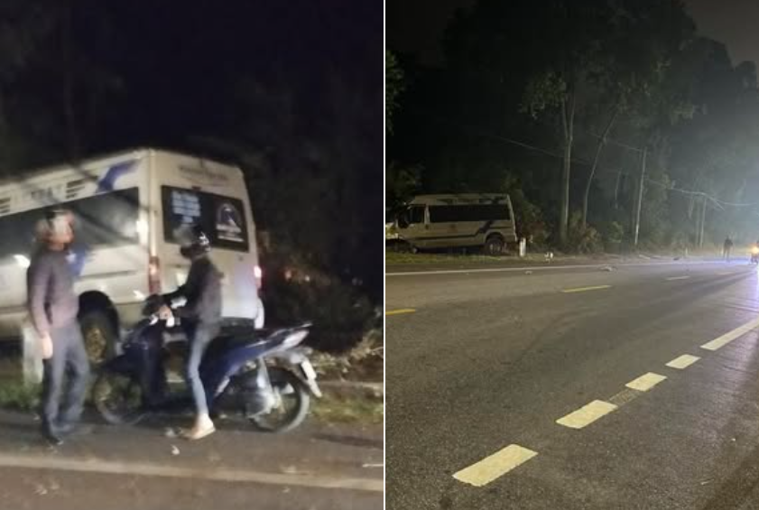 V-i-d-e-o nam công nhân đi làm về bị xe 16 chỗ t.ô.n.g v.ă.ng cả 🧠 – Cân nhắc khi xem