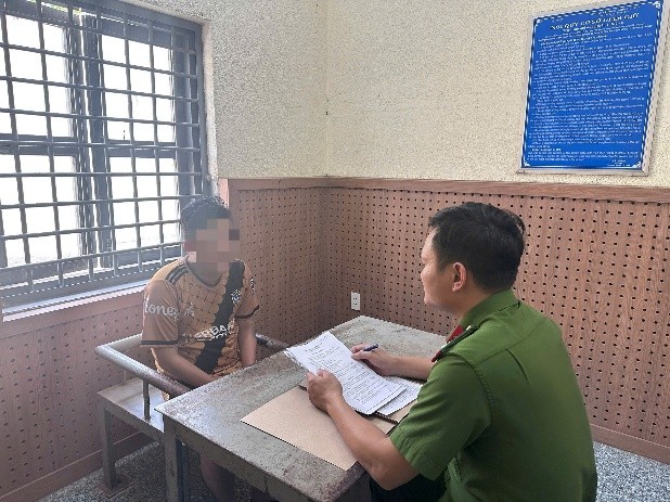 Công an xã Long Thành tạm giữ đối tượng có hành vi dâm ô người dưới 16 tuổi