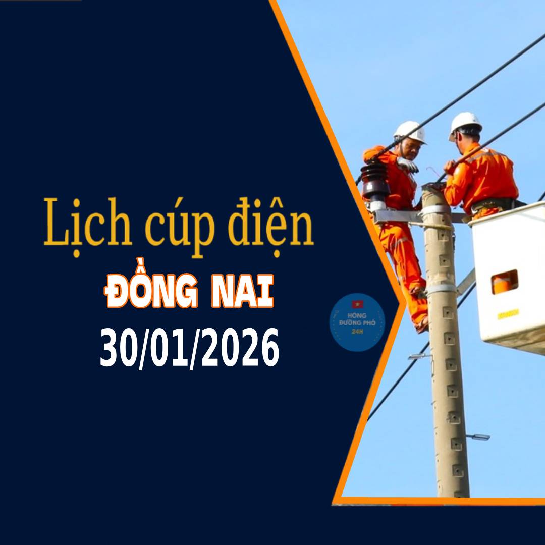 Lịch cắt điện Đồng Nai ngày mai 30/1 cập nhật mới nhất